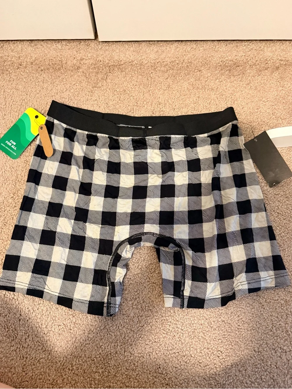 NWT Tipsy Elves Men’s Gift Wrapped Boxer Briefs